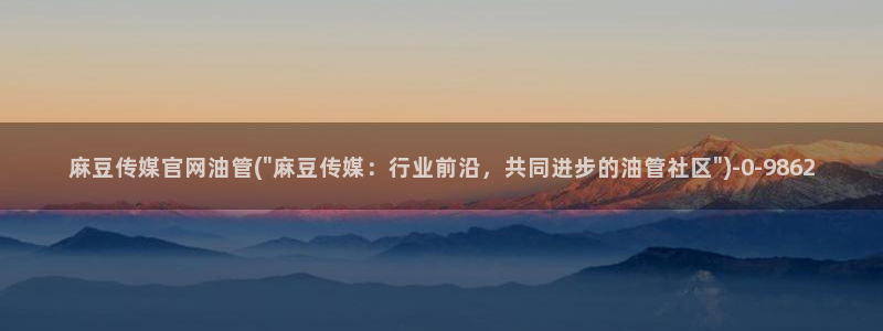 麻豆视频精选页面：麻豆传媒官网油管(\